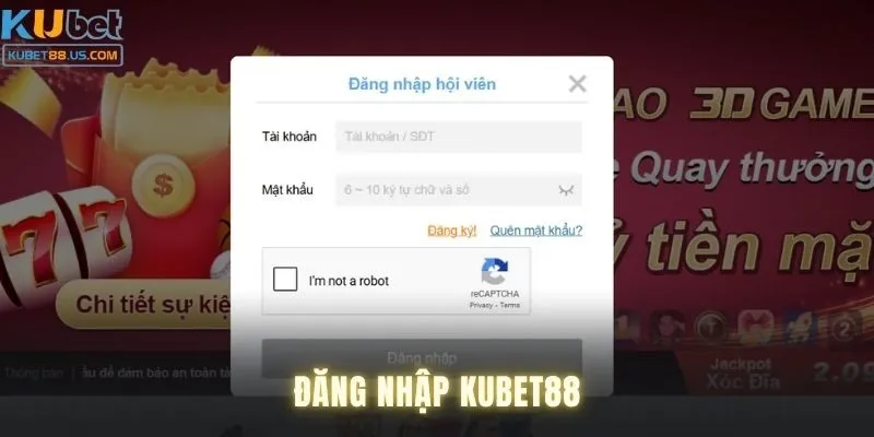 Lưu ý phải biết khi đăng nhập Kubet88